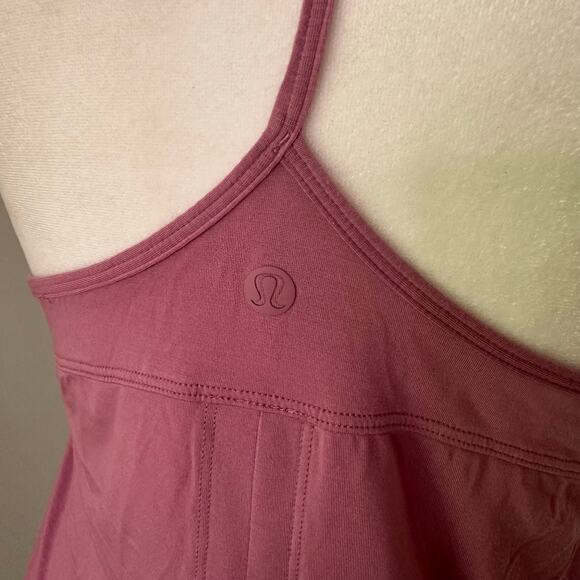 Lululemon mauve purple sleeveless tie back spaghetti strap tank top - Picture 5 of 9